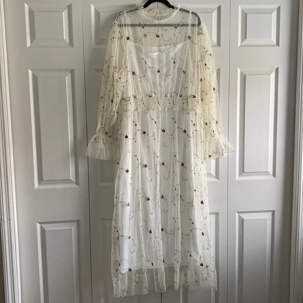 SHEIN women’s embroidered tulle dress - Picture 1 of 6
